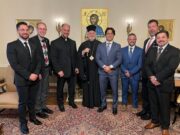 Archbishop Elpidophoros Receives Members of AHEPA Queens Chapter 326