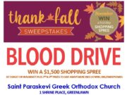 St. Paraskevi Greek Orthodox Shrine Church Blood Drives Help Save Lives
