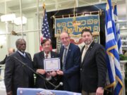 Dr. John G. Siolas Honored for 50 Years AHEPA Membership