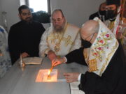 Ο Οικουμενικός Πατριάρχης στα εγκαίνια του εξωκλησίου του Αγίου Τρύφωνος στην Ίμβρο