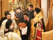 Ο Επίσκοπος Απόστολος στα ονομαστήρια του Αγίου Αθανασίου στο Παράμους