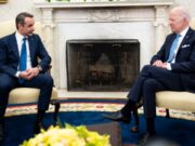 Greek Prime Minister Mitsotakis meets with U.S. President Biden at the White House