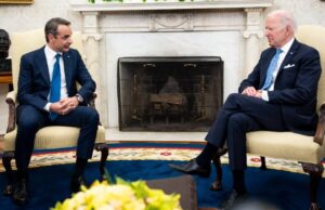 Greek Prime Minister Mitsotakis meets with U.S. President Biden at the White House