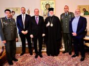 Συνάντηση του Αρχιεπισκόπου Ελπιδοφόρου με τον Υπουργό Αμυνας της Κύπρου