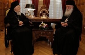 Συνάντηση του Οικουμενικού Πατριάρχη με τον Αρχιεπίσκοπο Αθηνών και πάσης Ελλάδος