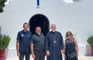 Archbishop Elpidophoros Visits Ionian Village in Greece