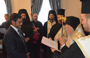 Ο Οικουμενικός Πατριάρχης χειροθέτησε Άρχοντα τον Ελληνοαμερικανό Ιωάννη Σ. Θεόφιλο