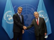 Συνάντηση του Πρωθυπουργού με τον Γενικό Γραμματέα του ΟΗΕ