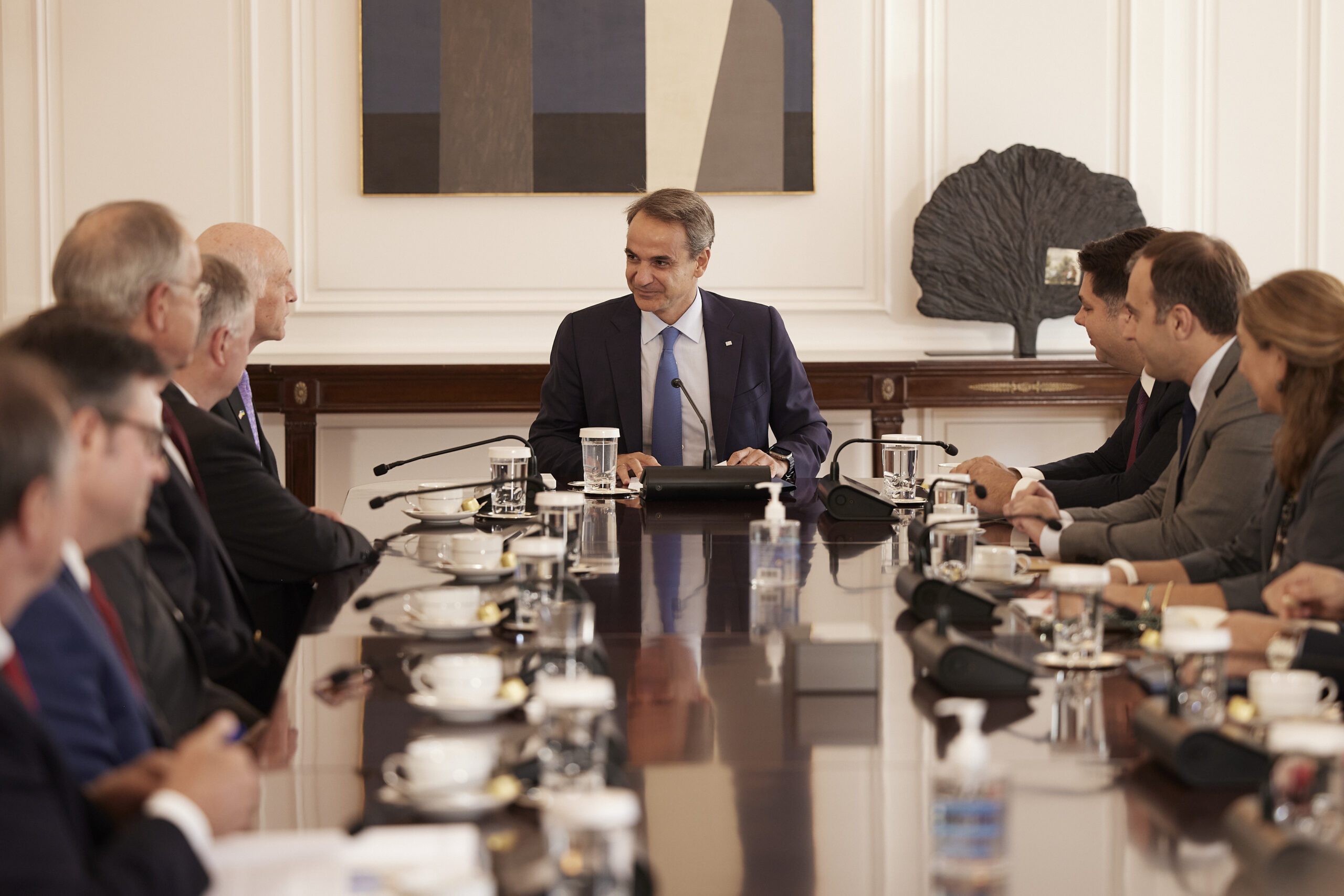 Συνάντηση του Πρωθυπουργού με αντιπροσωπεία της Βουλής των Αντιπροσώπων των ΗΠΑ