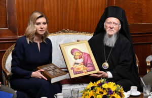 Η Πρώτη Κυρία της Ουκρανίας στο Οικουμενικό Πατριαρχείο