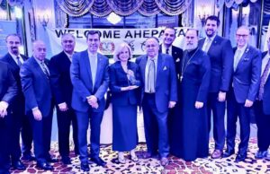 AHEPA Honors Hellenic Caucus Co-Founder Maloney, Three Ahepans for Lifetime Achievement