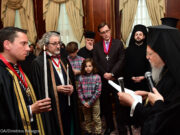 Ο Οικουμενικός Πατριάρχης χειροθέτησε Άρχοντες τους Ελληνοαμερικανούς γιατρούς Δρα Γεώργιο Σύρο και Δρα Ιωάννη Τόμας