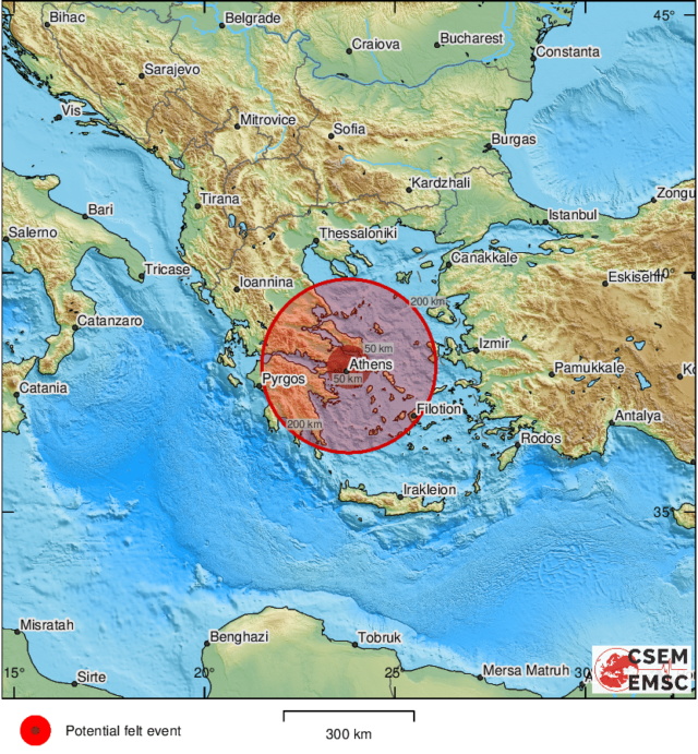 earthquake Evia