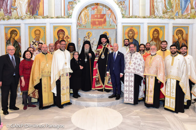 Great Vespers Officiated by His Grace Bishop Apostolos of Medeia at St. Nicholas Greek Orthodox Church & National Shrine