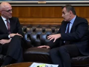 Συνάντηση του ΥΕΘΑ Ν. Παναγιωτόπουλου με το νέο Εκτελεστικό Διευθυντή της AJC