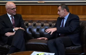 Συνάντηση του ΥΕΘΑ Ν. Παναγιωτόπουλου με το νέο Εκτελεστικό Διευθυντή της AJC