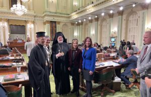 Archbishop Elpidophoros Delivers Benediction at California State Assembly