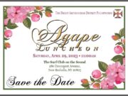DAD Philoptochos Agape Luncheon to Be Held April 29