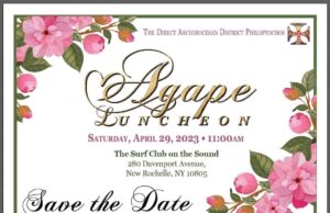 DAD Philoptochos Agape Luncheon to Be Held April 29