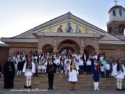 Τους Ευζώνους της Ελληνικής Προεδρικής Φρουράς υποδέχθηκε η κοινότητα του Αγίου Θωμά στο Τσέρι Χιλ