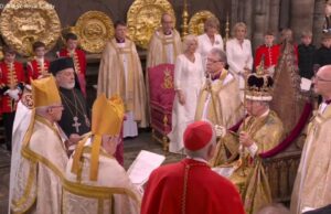 Archbishop Nikitas at the Coronation of King Charles III