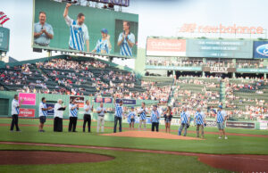 Greek Community Celebrates Harry Agganis and Greek Heritage Night at Fenway Park