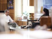 Με τον Αρχιεπίσκοπο Αμερικής συναντήθηκε ο Πρωθυπουργός