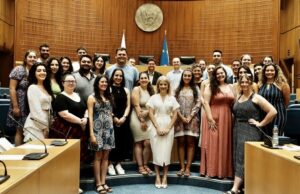 Η Πρόεδρος της Βουλής δέχθηκε αντιπροσωπεία της Νεολαίας της Παγκόσμιας Ομοσπονδίας Αποδήμων Κυπρίων (ΝΕΠΟΜΑΚ)
