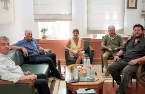 Συνάντηση του Περιφερειάρχη Κρήτης με την Πρόεδρο της Παγκρητικής