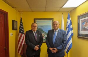 AHEPA Supreme President Savas Tsivicos Visits Hellenic House