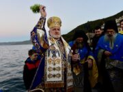 Ο Αρχιεπίσκοπος Ελπιδοφόρος στην Ιερά Μονή Ξενοφώντος για τα Θεοφάνεια