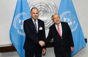 Greek Foreign Minister meets UN Secretary-General António Guterres