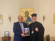 AHI President, Archbishop Elpidophoros Meet at Archdiocese