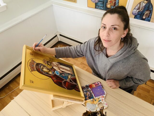 Artist Marianna Afentouli_Iconography in process2024