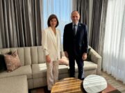 Συνάντηση Γ. Γεραπετρίτη με την προσωπική απεσταλμένη του γγ του ΟΗΕ για την Κύπρο