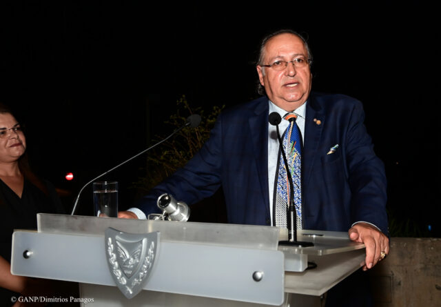 Nicos Christodoulides, The President of The Republic of Cyprus hosted a Reception today at The Presidential Palace in Nicosia, Cyprus for members of The AHEPA Family, July 24th, 2024.