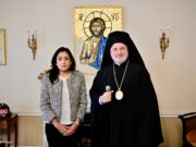 Στον Αρχιεπίσκοπο Ελπιδοφόρο η νέα Γενική Πρόξενος της Ελλάδας στη Νέα Υόρκη