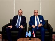 Συνάντηση Γ.Γεραπετρίτη με τον υπουργό Εξωτερικών του Λιβάνου