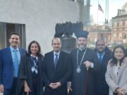 Giorgos Kotsiras welcomed by the Hellenic Community in Philadelphia