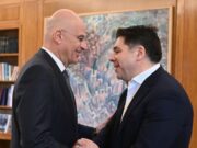 Αποχαιρετιστήρια συνάντηση Ν. Δένδια – Τζ. Τσούνη