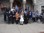 Έπαρση της Ελληνικής Σημαίας στο Δημαρχείο του Syracuse