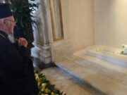 Ecumenical Patriarch Bartholomew visits the tomb of the late Pope Francis