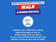 RMH-NY Greek Division Niki Sideris 30th Annual Walk and Spring Festival, May 3