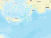 Σεισμική δόνηση 6 R στο θαλάσσιο χώρο μεταξύ Κάσου και Κρήτης