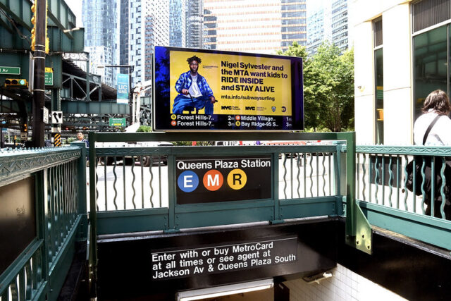 MTA Ride Inside, Stay Alive Campaign